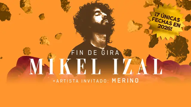 Mikel Izal anuncia el Fin de Gira 'El Miedo y el Paraíso' con siete únicos conciertos en 2026