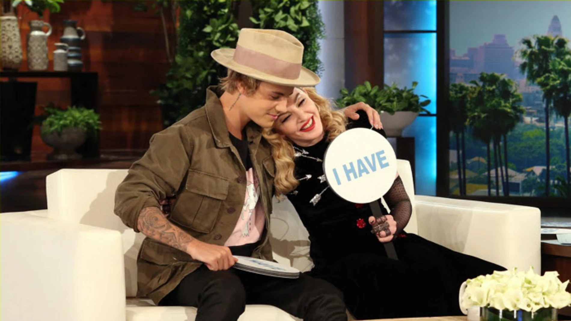 Madonna y Justin Bieber, en una imagen de 2015. Madonna y Justin Bieber, en una imagen de 2015.