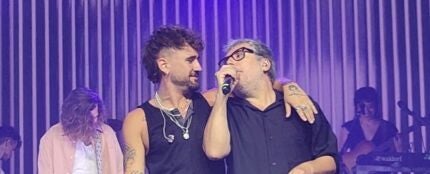 Dani Fernández e Iván Ferreiro en The Music Station