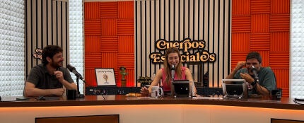 Gorka Otxoa, con Eva Soriano y Nacho García en Cuerpos especiales. Gorka Otxoa, con Eva Soriano y Nacho García en Cuerpos especiales.