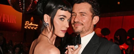 Katy Perry y Orlando Bloom en marzo de 2025