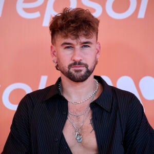 Dani Fernández en la presentación de su documental 'Todo cambia' en Madrid