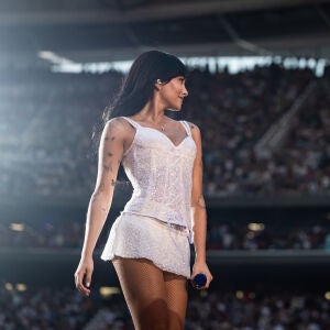 Aitana en el concierto del Metropolitano de Madrid el 31 de julio