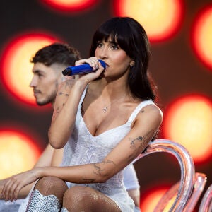Aitana en el concierto del Estadio Metropolitano el 31 de julio de 2025