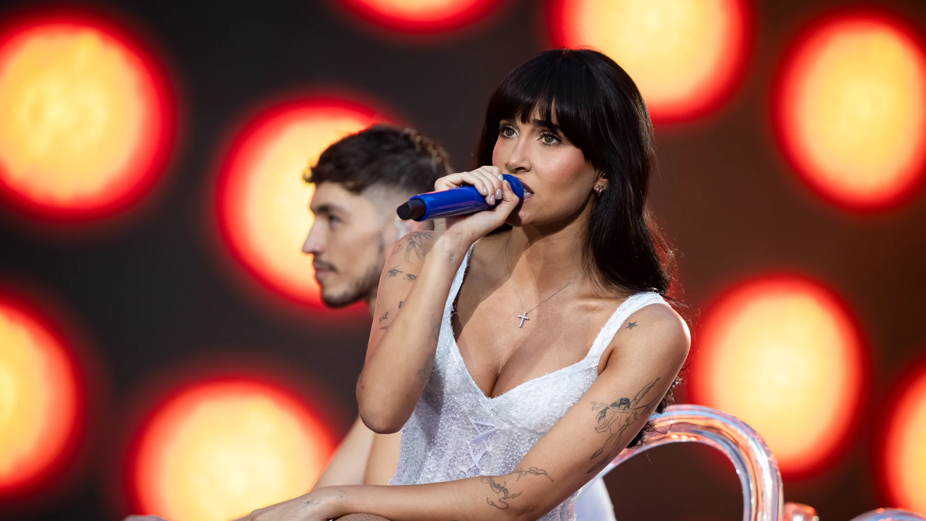 Aitana en el concierto del Estadio Metropolitano el 31 de julio de 2025 Aitana en el concierto del Estadio Metropolitano el 31 de julio de 2025