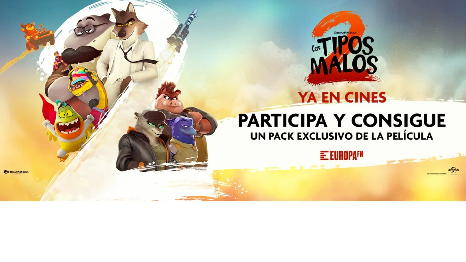 Participa en nuestro concurso y consigue una entrada cuádruple para ver ‘Tipos Malos 2’ en cine Participa en nuestro concurso y consigue una entrada cuádruple para ver ‘Tipos Malos 2’ en cine