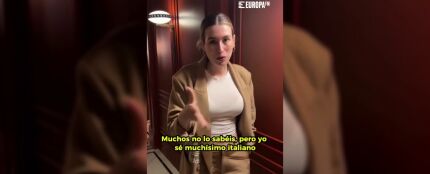 Eva Soriano, antes de la entrevista con Damiano David en Cuerpos especiales