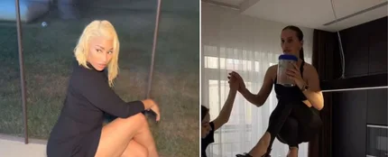 Nicki Minaj y la influencer Marina Vasiuc Nicki Minaj y la influencer Marina Vasiuc