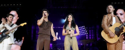 Demi Lovato se une a los Jonas Brothers para cantar juntos en directo 15 años después de 'Camp Rock'