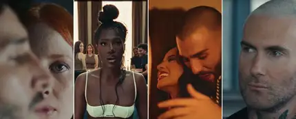 Sebastián Yatra, Doechii, Becky G con Manuel Turizo y Adam Levine Sebastián Yatra, Doechii, Becky G con Manuel Turizo y Adam Levine