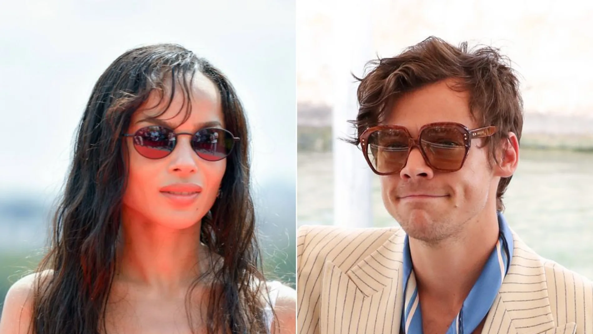 Zoë Kravitz y Harry Stykes. Zoë Kravitz y Harry Stykes.