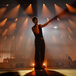 Shawn Mendes, durante el concierto del Movistar Arena de Madrid el 26 de agosto de 2025.