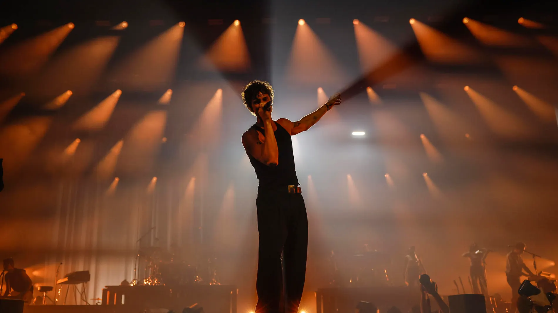 Shawn Mendes, durante el concierto del Movistar Arena de Madrid el 26 de agosto de 2025. Shawn Mendes, durante el concierto del Movistar Arena de Madrid el 26 de agosto de 2025.