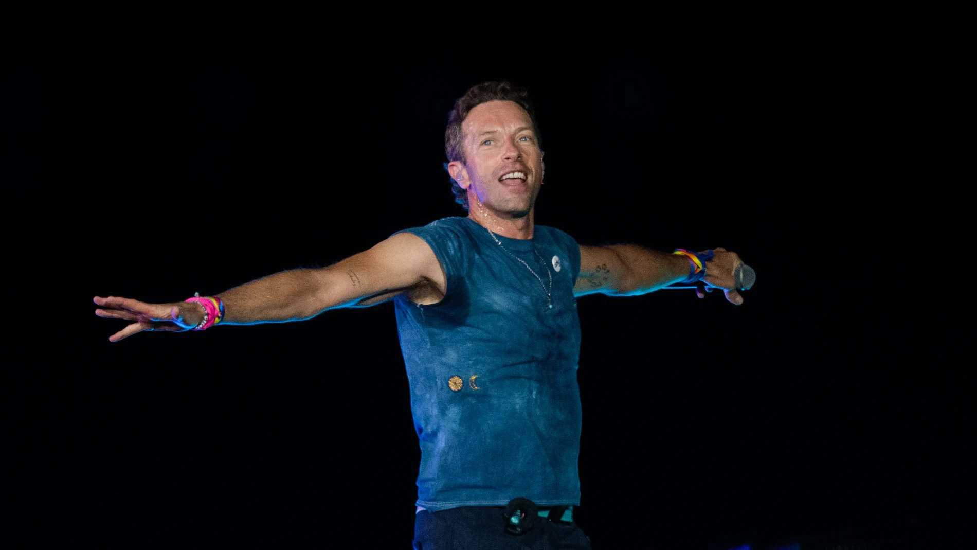Chris Martin durante la residencia de Coldplay en Londres Chris Martin durante la residencia de Coldplay en Londres