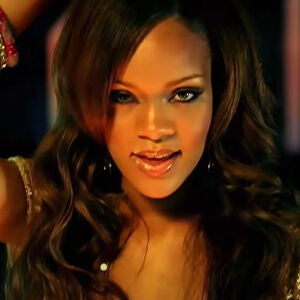 Rihanna, en el videoclip de 'Pon de Replay'. 