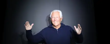 El diseñador Giorgio Armani El diseñador Giorgio Armani