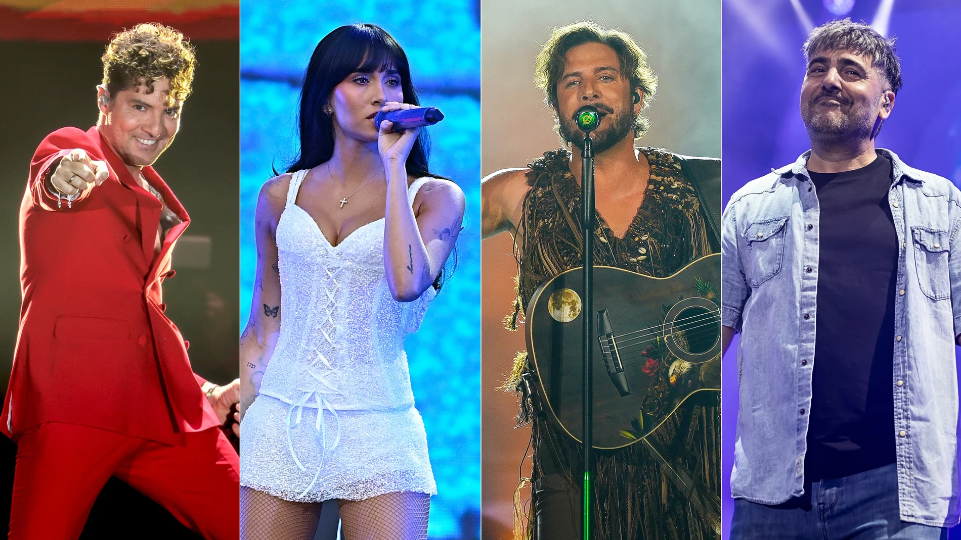 David Bisbal, Aitana, Manuel Carrasco y Estopa David Bisbal, Aitana, Manuel Carrasco y Estopa