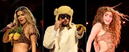 Karol G, Bad Bunny y Shakira Karol G, Bad Bunny y Shakira
