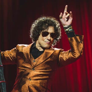 Bunbury en su concierto en el Movistar Arena de Madrid