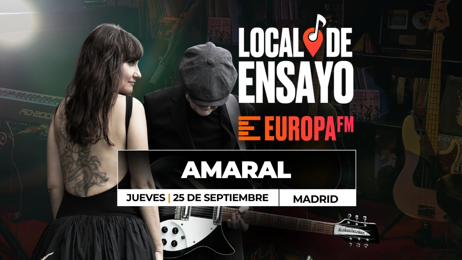 Local de Ensayo Europa FM vuelve a abrir sus puertas con Amaral Local de Ensayo Europa FM vuelve a abrir sus puertas con Amaral