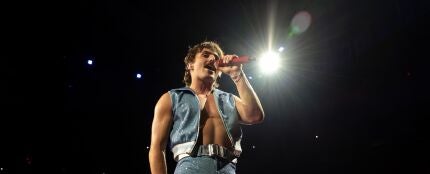 Benson Boone, en el concierto del 5 de septiembre de 2025. Benson Boone, en el concierto del 5 de septiembre de 2025.