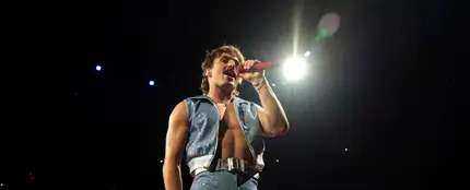 Benson Boone, en el concierto del 5 de septiembre de 2025. Benson Boone, en el concierto del 5 de septiembre de 2025.