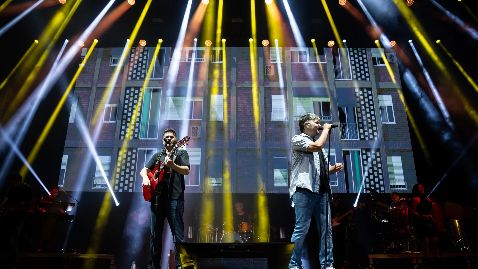 Estopa, protagonista del espectáculo pirotécnico de La Mercè 2025. Estopa, protagonista del espectáculo pirotécnico de La Mercè 2025.