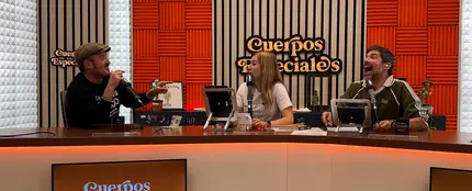 Álex O'Dogherty con Eva Soriano y Nacho García en 'Cuerpos especiales'. Álex O'Dogherty con Eva Soriano y Nacho García en 'Cuerpos especiales'.