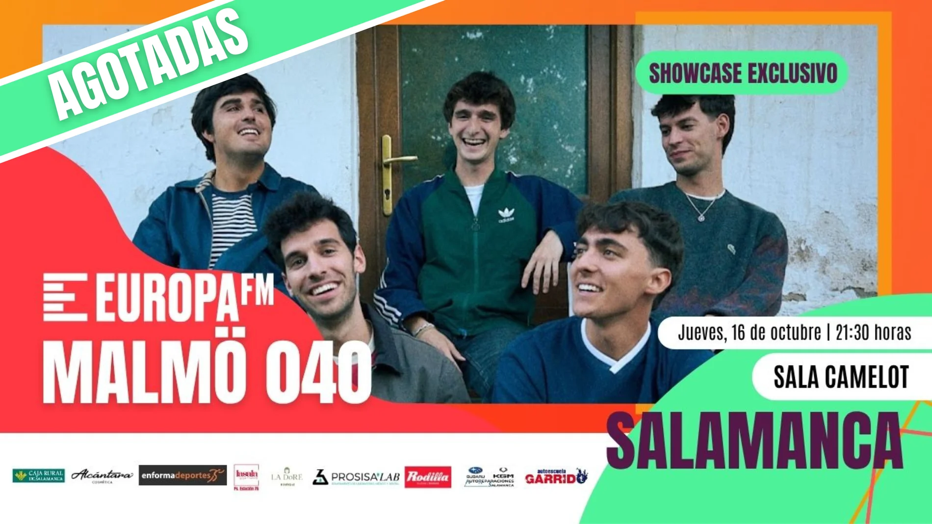 Agotadas las invitaciones para el showcase exclusivo de Malmö 040 en Salamanca con Europa FM Agotadas las invitaciones para el showcase exclusivo de Malmö 040 en Salamanca con Europa FM