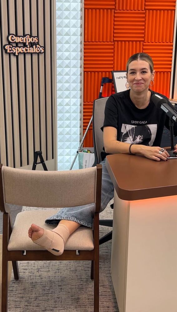 Eva Soriano con un Esguince en Cuerpos especiales