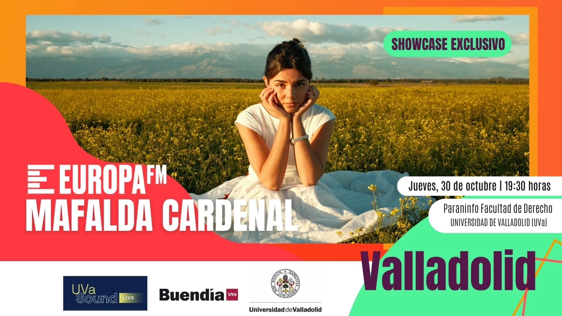 Consigue invitaciones para el showcase exclusivo de Mafalda Cardenal en Valladolid con Europa FM | Europa FM