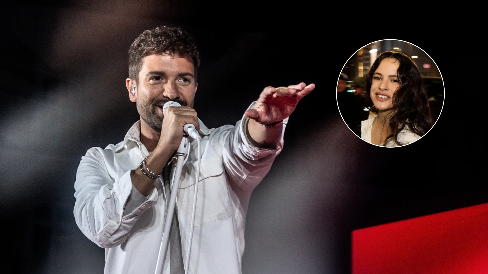 Montaje entre Pablo Alborán y Rosalía Montaje entre Pablo Alborán y Rosalía