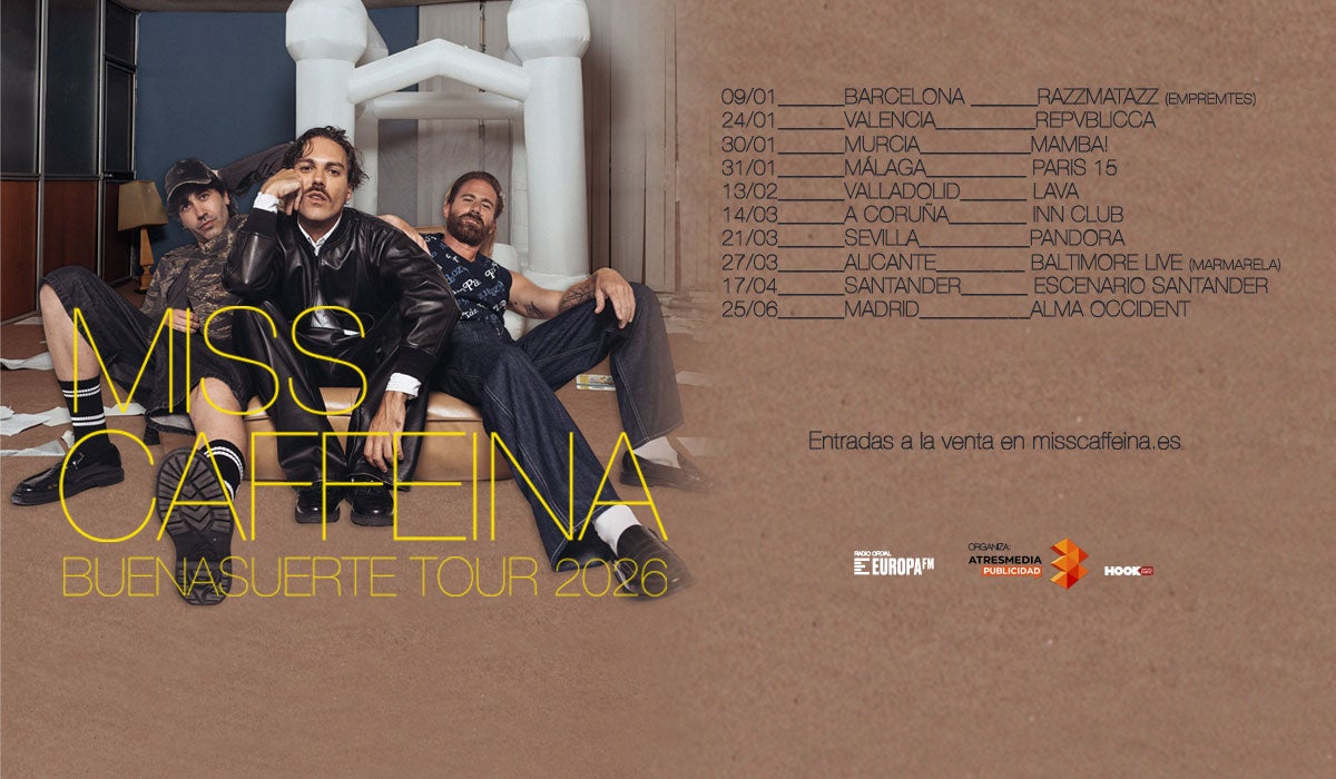 La gira 'BUENASUERTE' de Miss Caffeina La gira 'BUENASUERTE' de Miss Caffeina