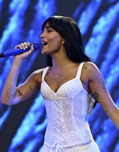 Aitana en el Metropolitano