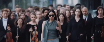 Rosalía, en el videoclip de 'Berghain' Rosalía, en el videoclip de 'Berghain'