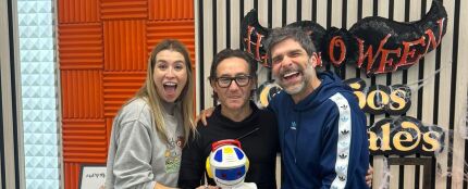 Carlos Santos con Eva Soriano y Nacho García Carlos Santos con Eva Soriano y Nacho García