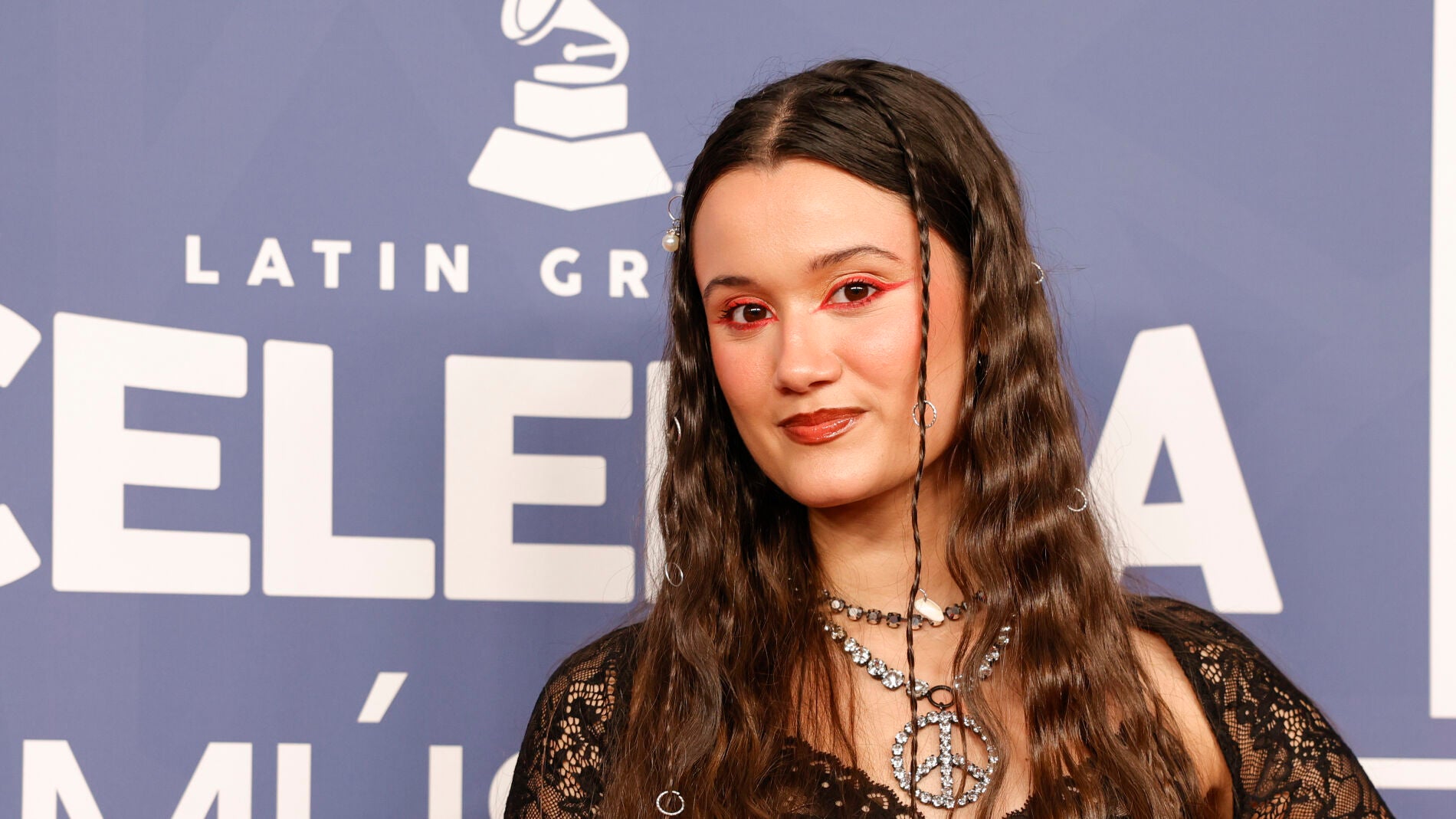 Joaquina en el 'photocall' de los Latin Grammy en 2025