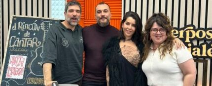 Ruth Lorenzo y David Lozano, de la banda RUTH, con Nacho García y Lalachus