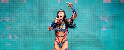 Katy Perry, en uno de los conciertos de The Lifetimes Tour