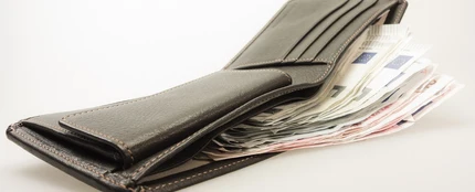 Cartera llena de dinero Cartera llena de dinero