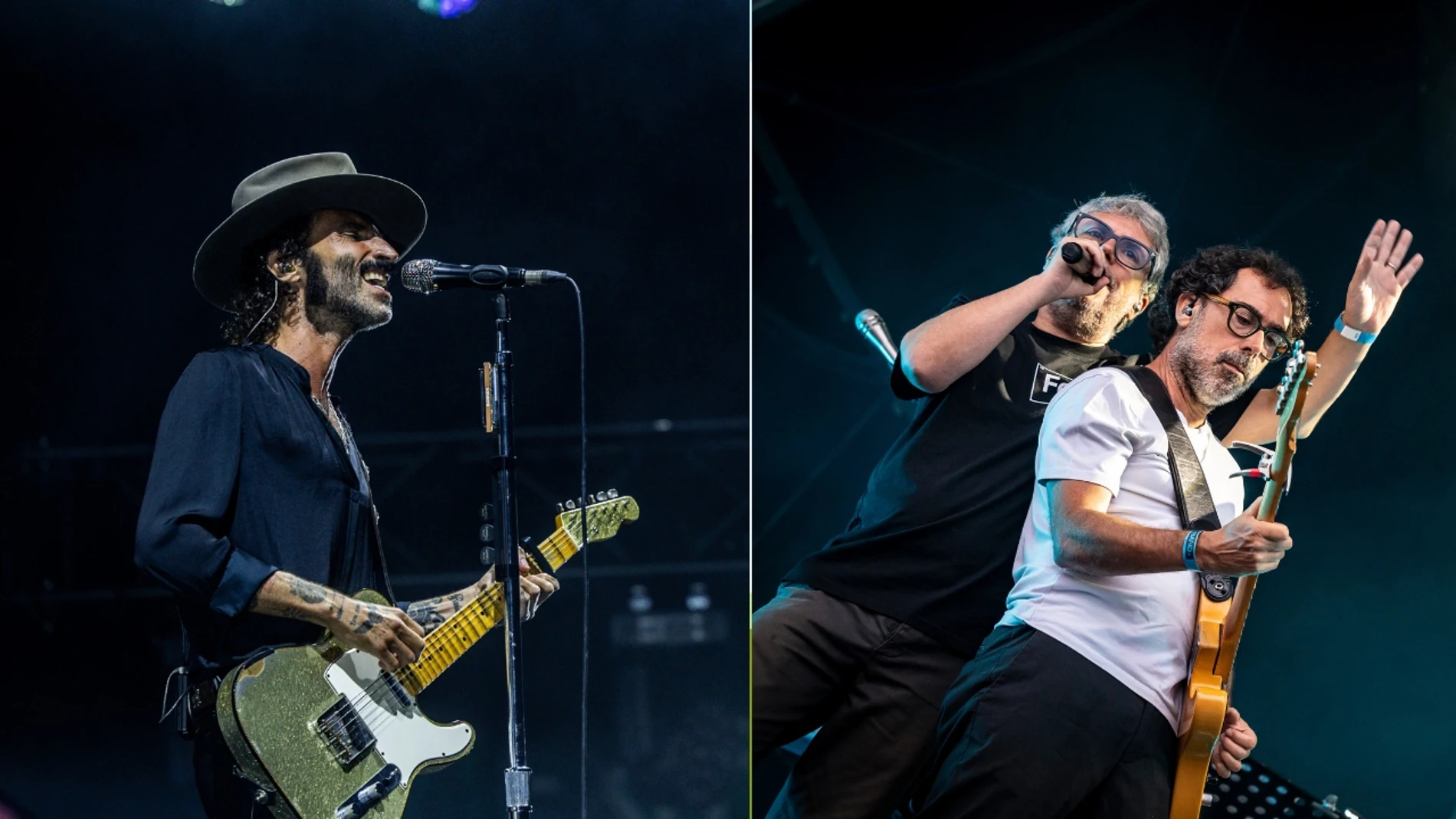 Leiva e Iván Ferreiro en sendos conciertos Leiva e Iván Ferreiro en sendos conciertos