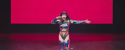 Katy Perry, en el concierto del Palau Sant Jordi de Barcelona. Katy Perry, en el concierto del Palau Sant Jordi de Barcelona.