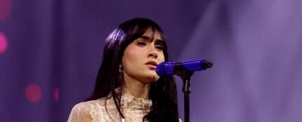 Aitana interpreta 'Vas a quedarte' en el evento Best New Artist Showcase
