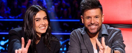 Chiara Olvier y Pablo López en La Voz 2025 Chiara Olvier y Pablo López en La Voz 2025