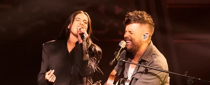 Chiara Oliver y Pablo López, en La Voz 2025 Chiara Oliver y Pablo López, en La Voz 2025