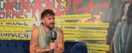 Dani Fernández, en la entrevista con Europa FM Dani Fernández, en la entrevista con Europa FM