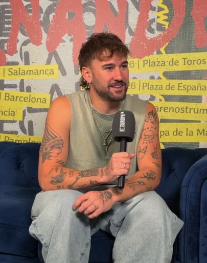 Dani Fernández, en la entrevista con Europa FM Dani Fernández, en la entrevista con Europa FM