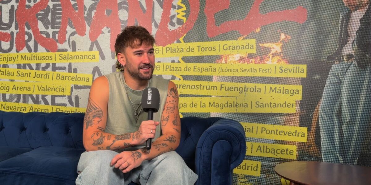 Dani Fernández, en la entrevista con Europa FM