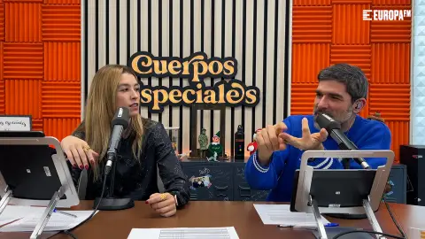 Eva Soriano y Nacho García en Cuerpos especiales Eva Soriano y Nacho García en Cuerpos especiales