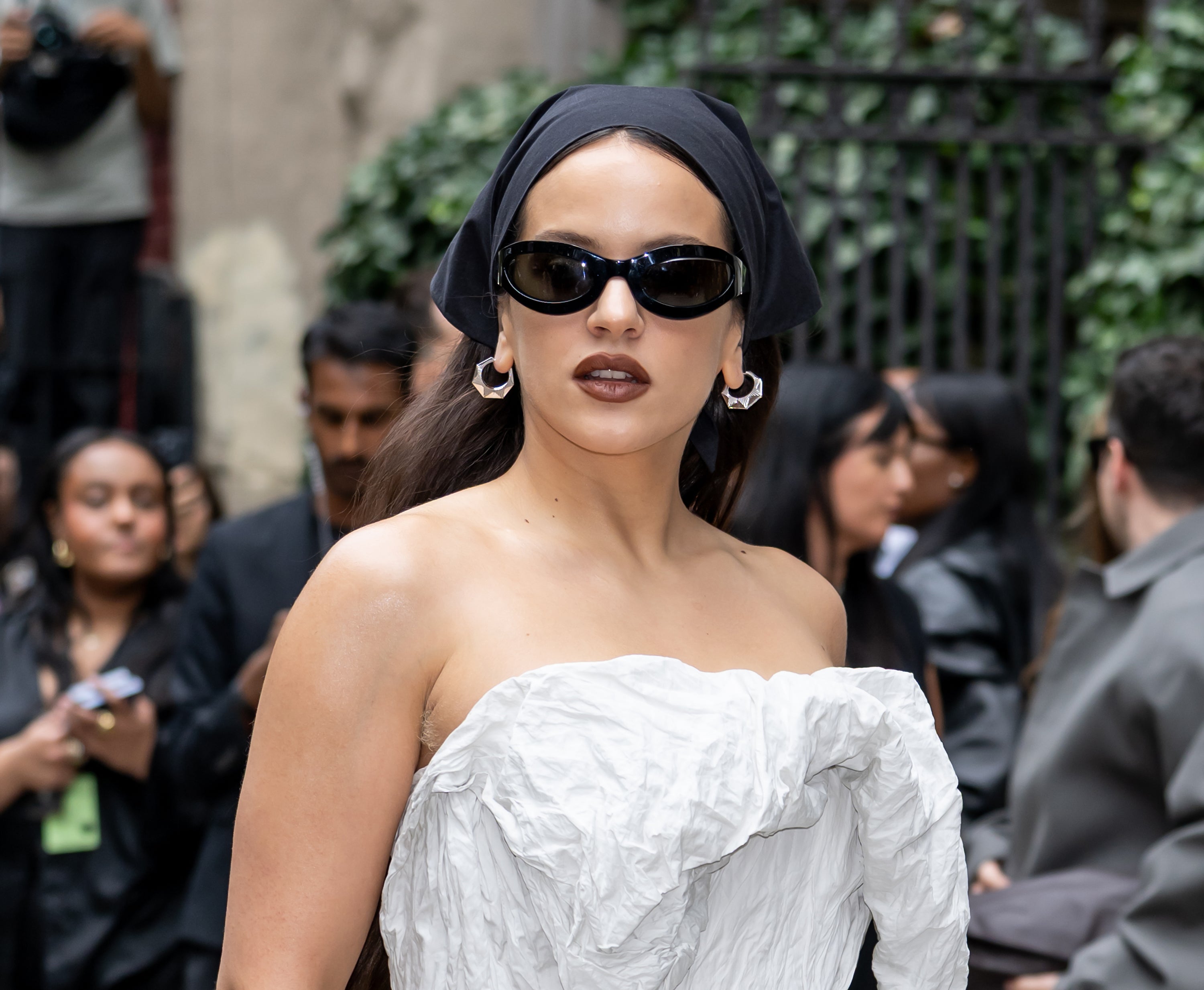 Rosalía asistiendo a un 'show' de moda en Nueva York Rosalía asistiendo a un 'show' de moda en Nueva York